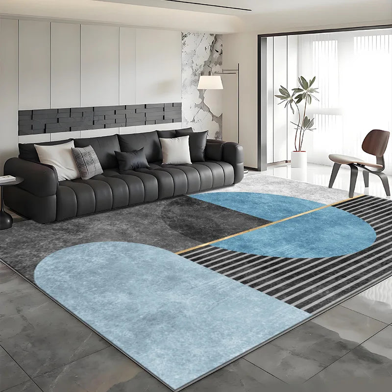 VIKAMA Nordic Dirt-Resistant Area Rug – Non-Slip Soft Carpet for Living Room, Sofa & Bedroom