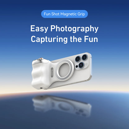 TELESIN Fun Shot Magnetic Phone Grip 2 – MagSafe, DSLR Controls, Wireless Remote, iPhone & Android