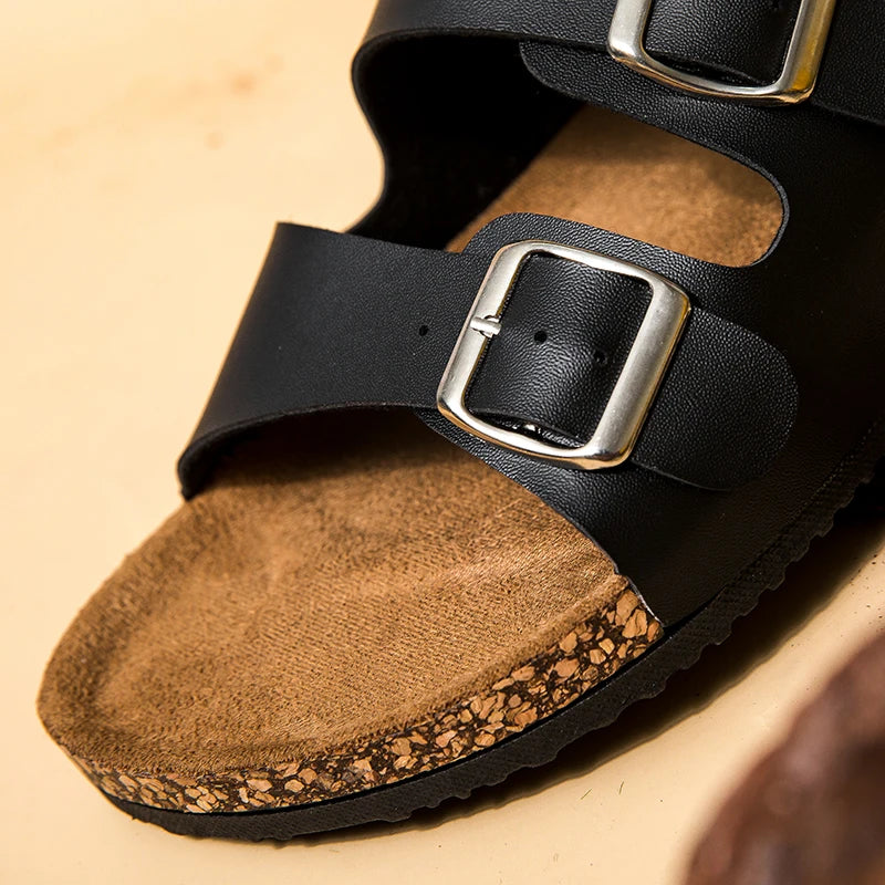 Summer men and women slippers Birken indoor non-slip cork slippers girls beach outdoor sandals family comfortable casual shoes