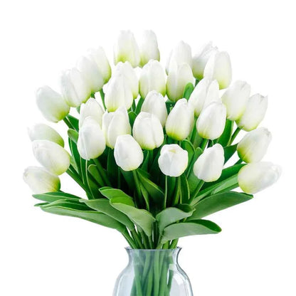 1/5/10/15PCS Tulips Artificial Flowers Real Touch Flowers Tulip Bouquet Decor Fake Tulips Flower for Home Wedding Decorations