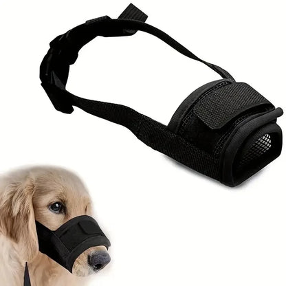 Soft Breathable Mesh Muzzle for Dogs