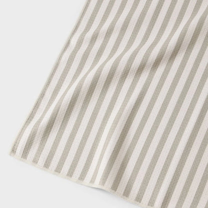 1PC Tan Quick Dry Striped Waffle Hand Towel - Absorbent Kitchen Towel