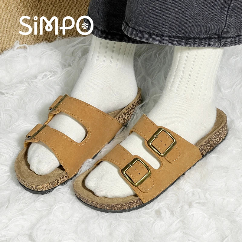 Leather Sandal For Men And Women Beach Sandals 2025 Designer Men's Shoes Women Comfortable Slipper Original Brands Shoes Summer