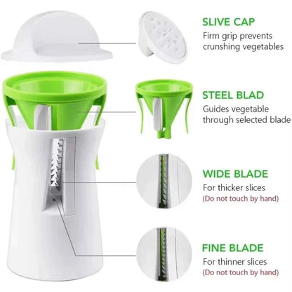 Multifunctional Rotary Vegetable Slicer Spiral Cutter for Carrot Cucumber Potato Kitchen Tool Home Gadgets Kitchen Accessories