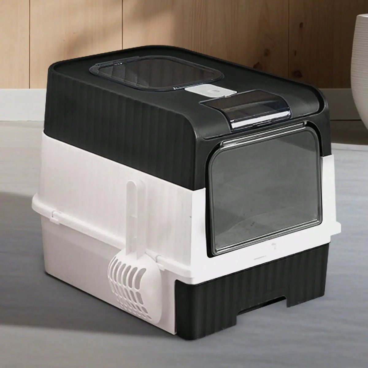 Enclosed Litter Tray with Sifting Scoop Kit