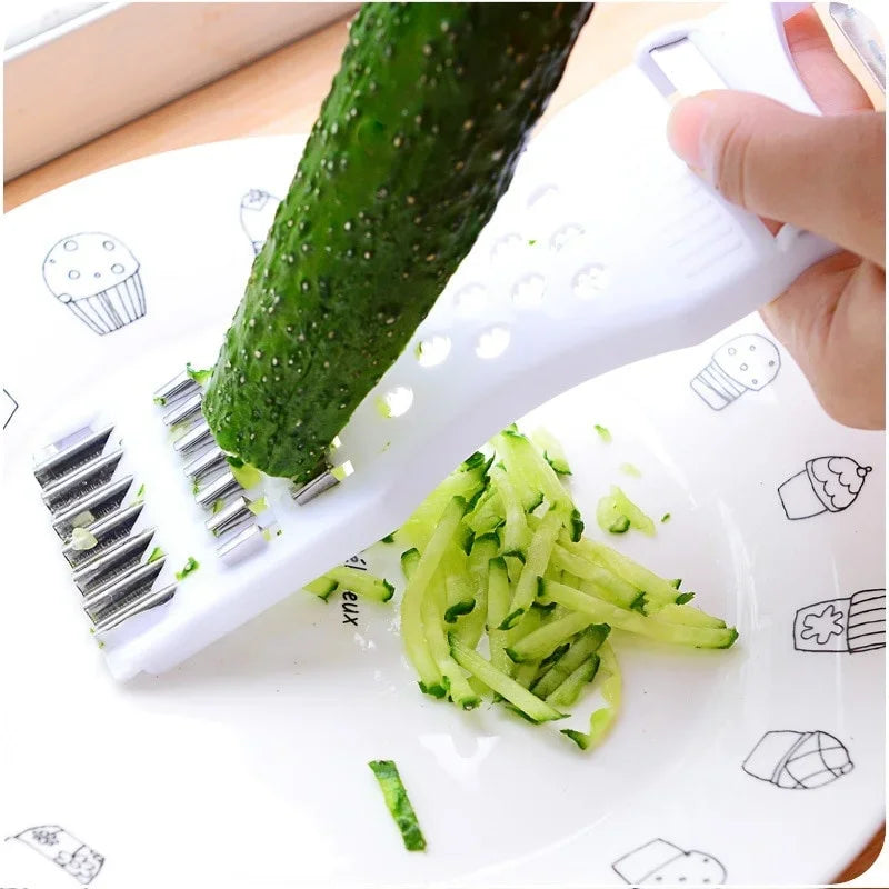 Home Kitchen Multifunctional Four-In-One Vegetable Cutter Potato Shredder Radish Grater Cucumber Slicer Manual Peeler Kitchen