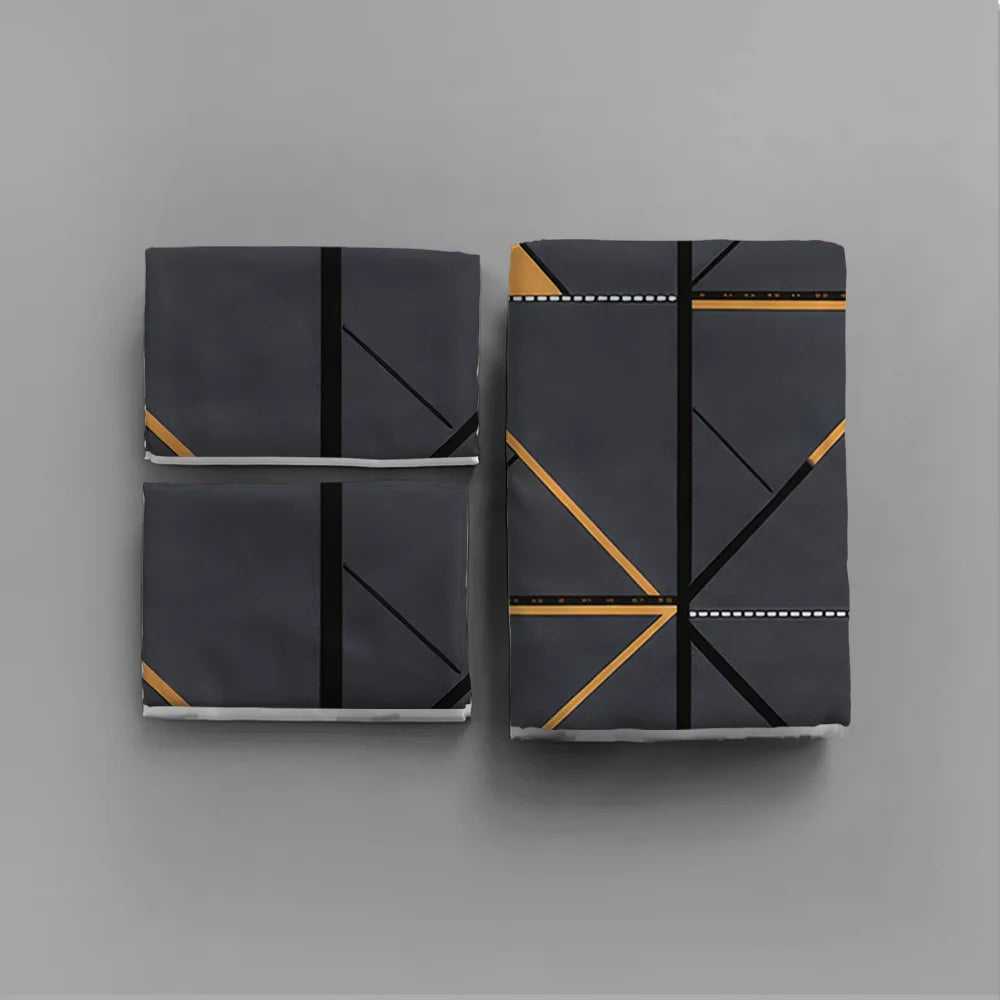 3-Piece Brushed Microfiber Bedding Set, Sheet + 2 Cases