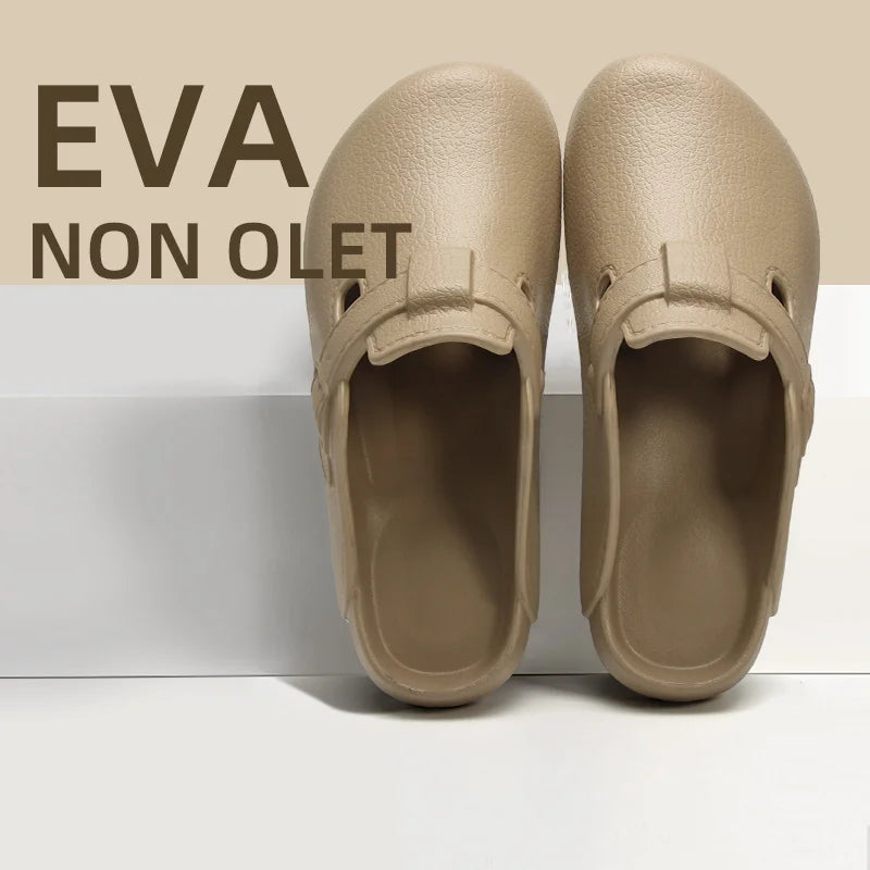 New summer Boken shoes for men casual and fashionable suitable for outdoor wear anti slip beach fishing, Baotou cool slippers