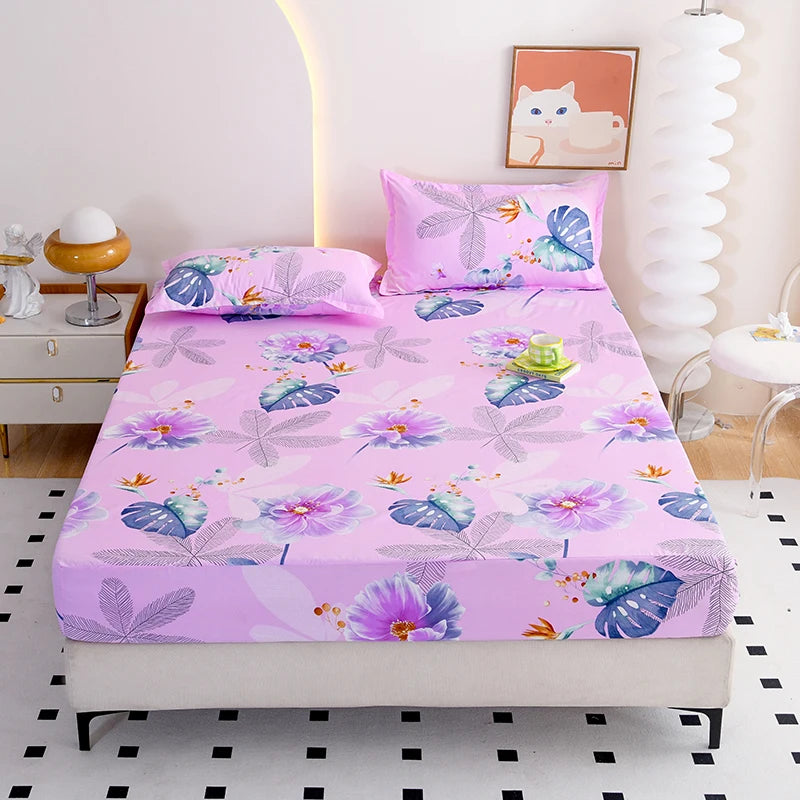 Zebra Stripe Fitted Sheet, Queen, Elastic Band
