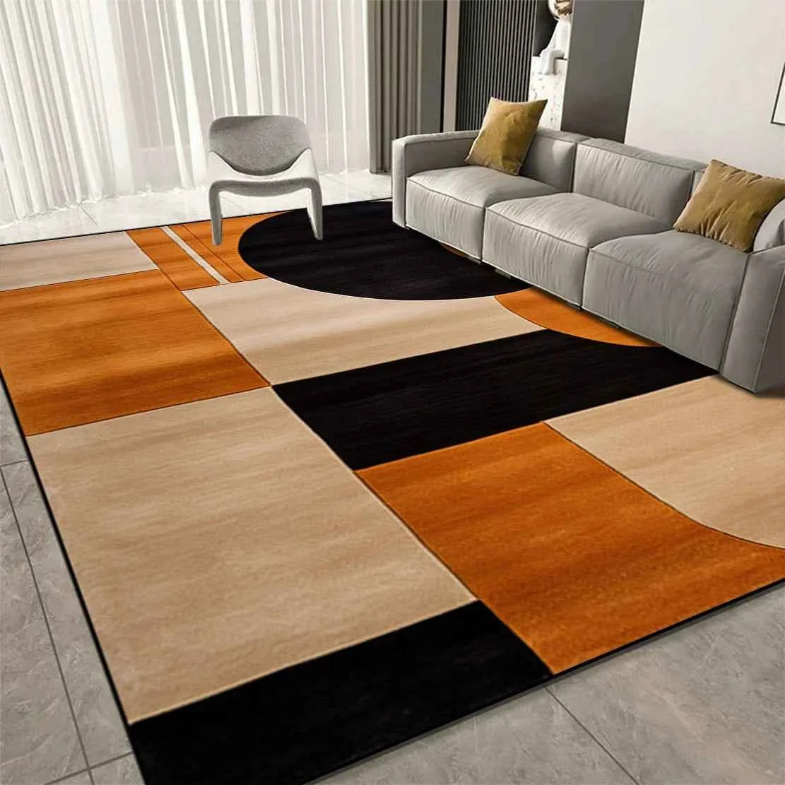 Luxury Geometric Carpets for Living Room Decoration Sofa Large Area Home Rugs for Bedroom Soft Non-slip Mat for Children Коврик