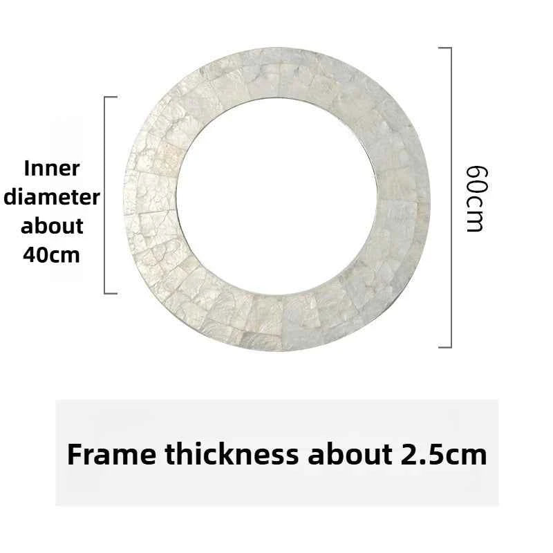 Wall Hanging Decorative Mirrors Living Room Glass Bedroom Decorative Mirrors Bathroom Aesthetics Makeup Mirror Room Decor