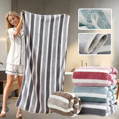 70x140cm Thick Ultra Soft Bath Towel — Quick-Drying & Durable