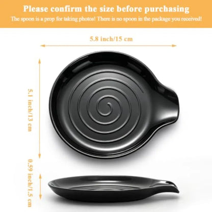 Silicone Spoon Rest and Spatula Holder for Stove Top