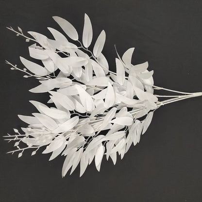 New 55cm Artificial Leaf Fake Silk Willow Leaf Multicolor Vine Plants Vase