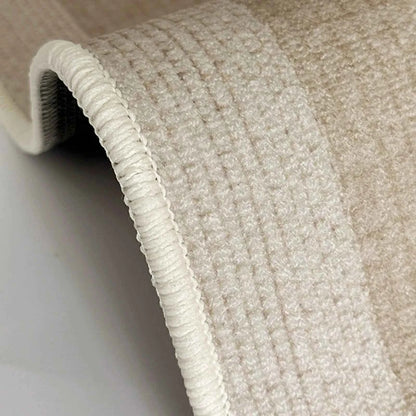 VIKAMA Simple Cream Wind Carpet Living Room Three Anti-Loop Pile Household Bedside Rug Bedroom Carpet Full Spread