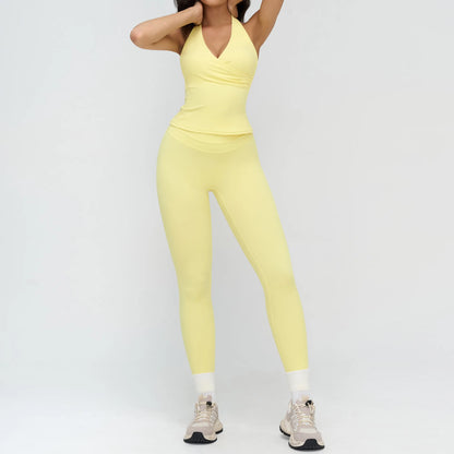 Women’s 2-Piece Yoga Tracksuit — High Waist Leggings & Sports Top
