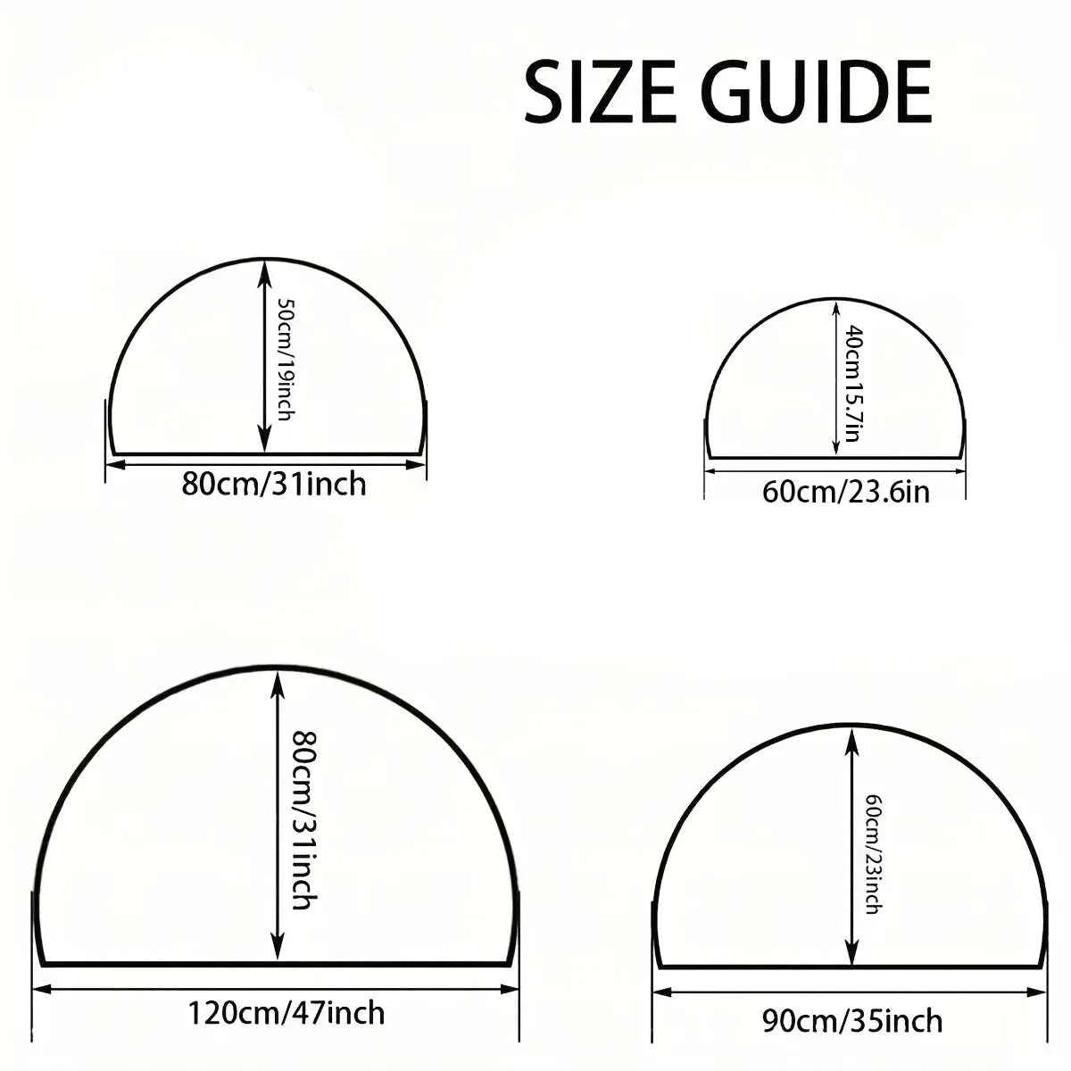 Semi-circular door rubbing mat arched crystal velvet printed entrance mat porch non-slip mat entrance water-absorbing mat