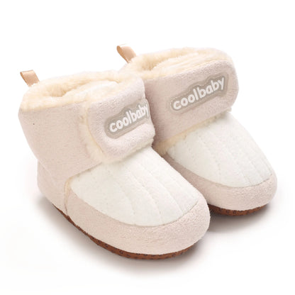 Cartoon Cotton Winter Boots, Soft Sole