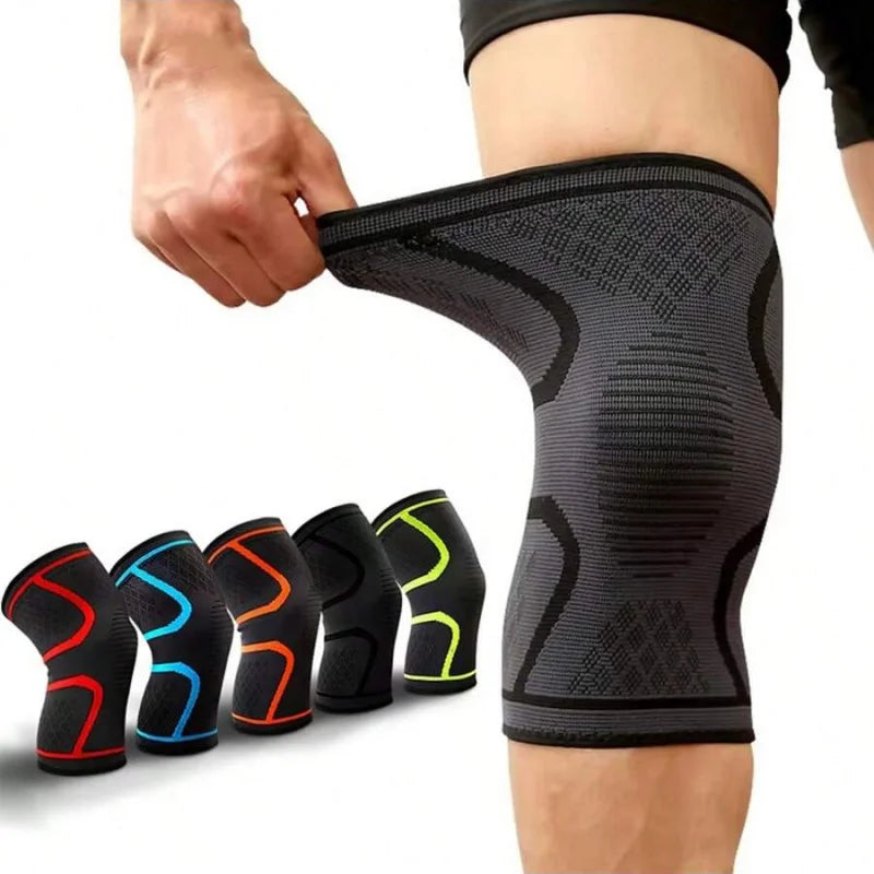 1 PC Elastic Breathable Compression Knee Support Sleeve for Basketball Running Cycling