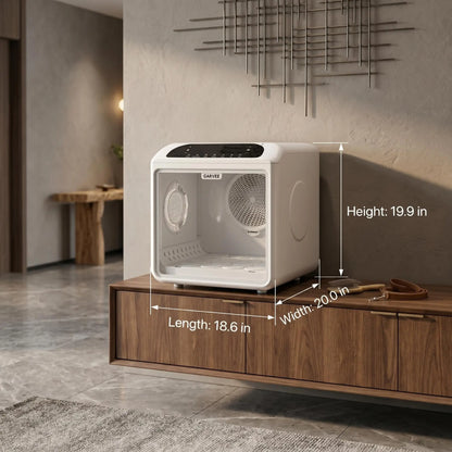 Pet Dryer Box, 360° Airflow, Quiet 40dB Operation