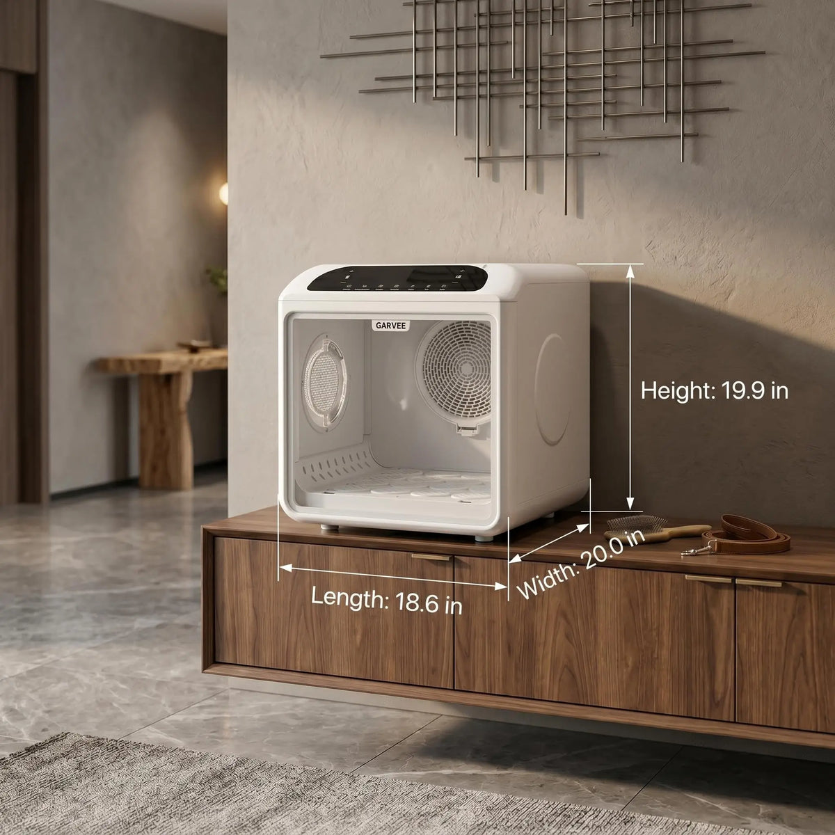 Pet Dryer Box, 360° Airflow, Quiet 40dB Operation