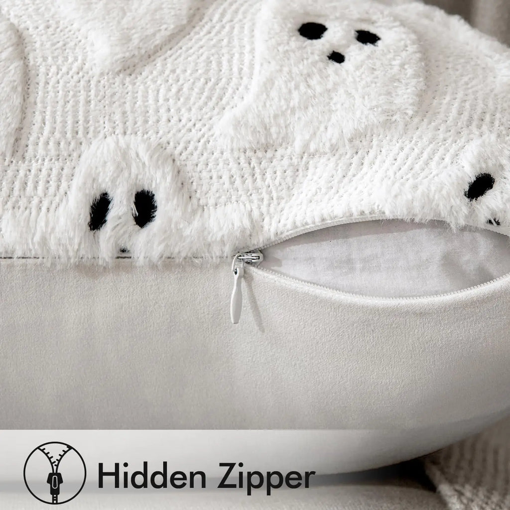 3D Halloween Imp Embroidered Pillowcase