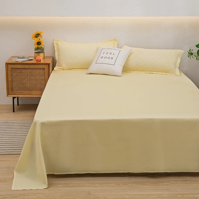 Solid Color Flat Sheet, Dorm & Student Bedding