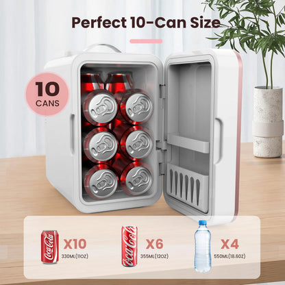 6L Mini Skincare Fridge | Cooler & Warmer, 8 Cans