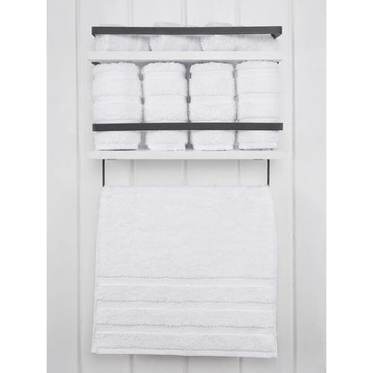 Luxury 4-Piece Cotton Hand Towel Set: Absorbent, Quick-Dry, Oeko-Tex
