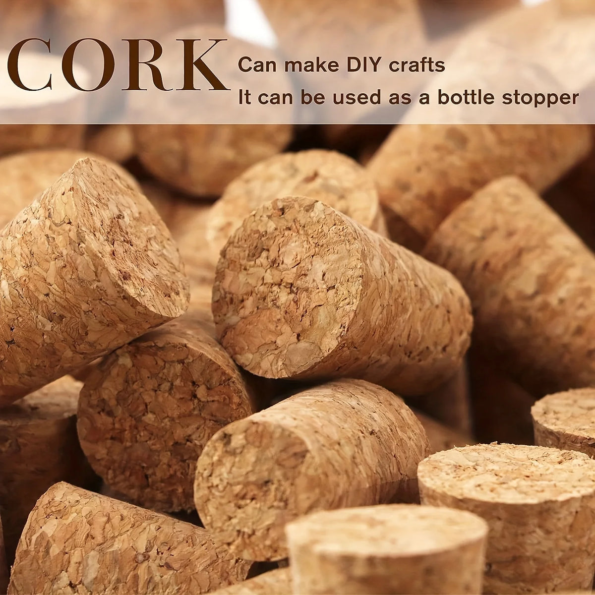 30pcs 22*17*35mm Conical Glass Bottle Stopper Home Brew Wine Jar Plug Beer Bottle Oak Cork Pudding Container Wood Lid Bottl Cap