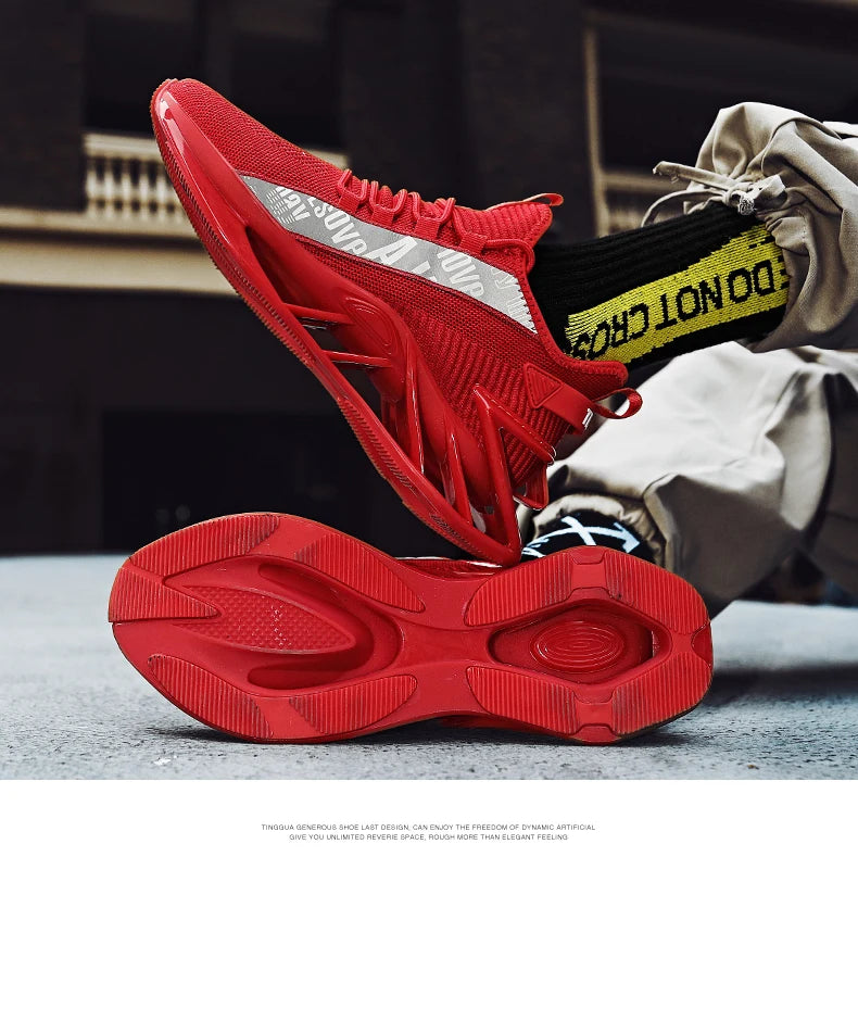 Unisex Casual Breathable Sneakers — Lightweight Fashion Running Shoes