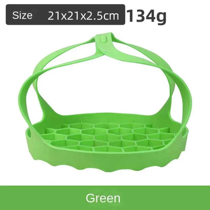 Pressure Cooker Sling Steamer Silicone Foldable Anti-scalding Sling Steamer Bakeware Lifter Instant Pot for 6 Qt/8 Qt Drain Rack