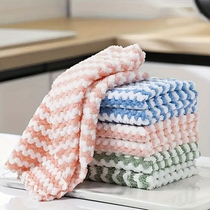 Coral Fleece Dishcloths, Super Absorbent Multi-Pack