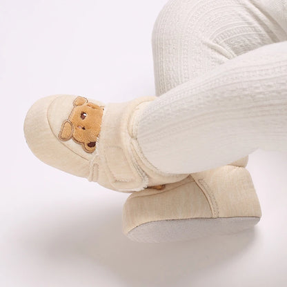 Cute Cartoon Cotton First Walker Shoes
