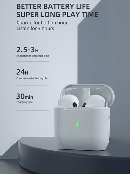 Mini TWS Bluetooth Sports Earbuds – Clear Stereo Sound, Gaming Mode, Universal Compatibility