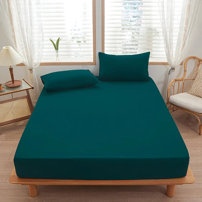 Solid Color Fitted Sheet | 30cm Elastic, Polyester