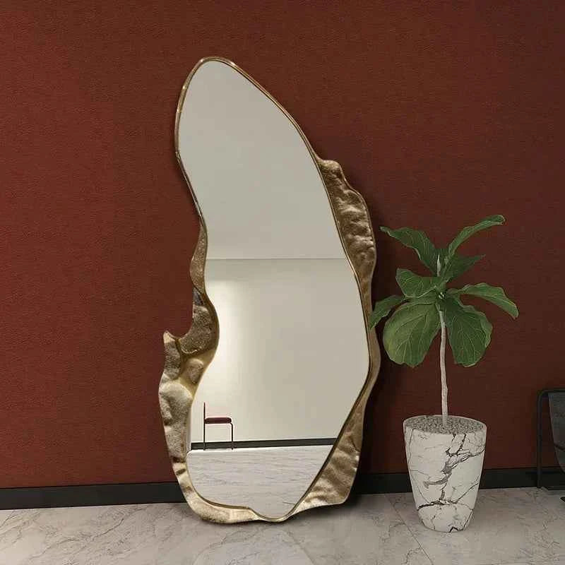 Modern Large Designer Mirror Quality Nordic Gold Big Standing Floor Mirror Full Body Aesthetic Espejos Decorativos Home Decor