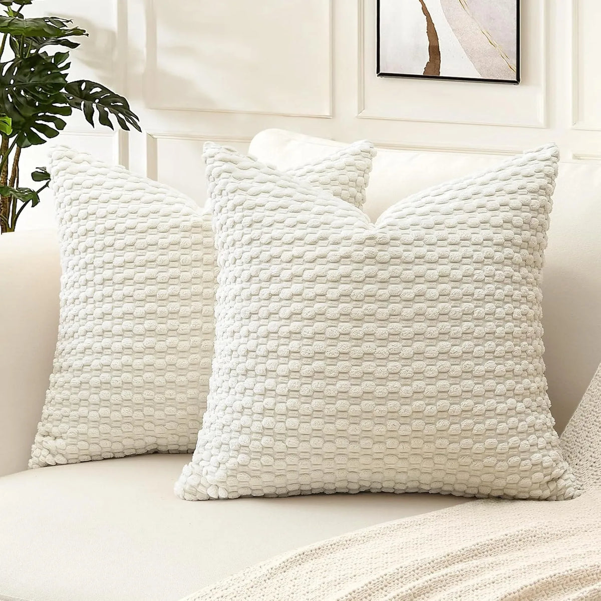 Boho Striped Corduroy Cushion Cover