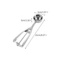 Ice Cream Scoop with Trigger Stainless Steel Cookie Scoop for Baking Fruit Cookie Dough Cupcake