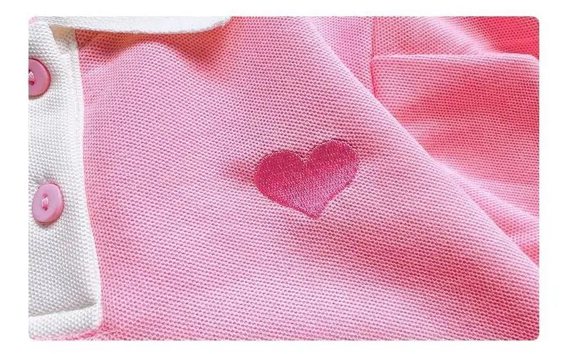 Striped Strawberry Print Girls Summer Dress