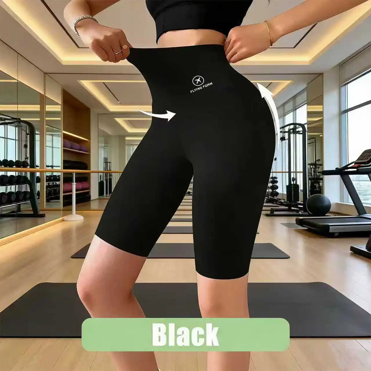 2026 New Women's High-Waisted Sports Shorts for Cycling Jogging Fitness and Yoga Gym Shorts