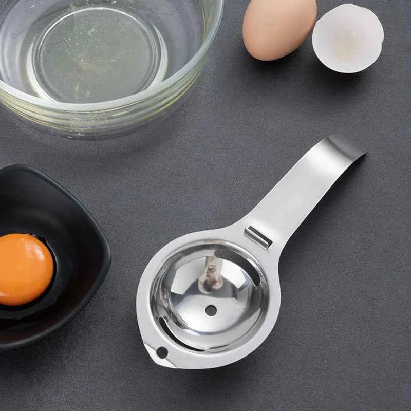 Egg Separator Egg Yolk White Filter 304 Stainless Steel Yolk Separator Egg Divider Sieve Baking Cooking Tools Kitchen Gadgets