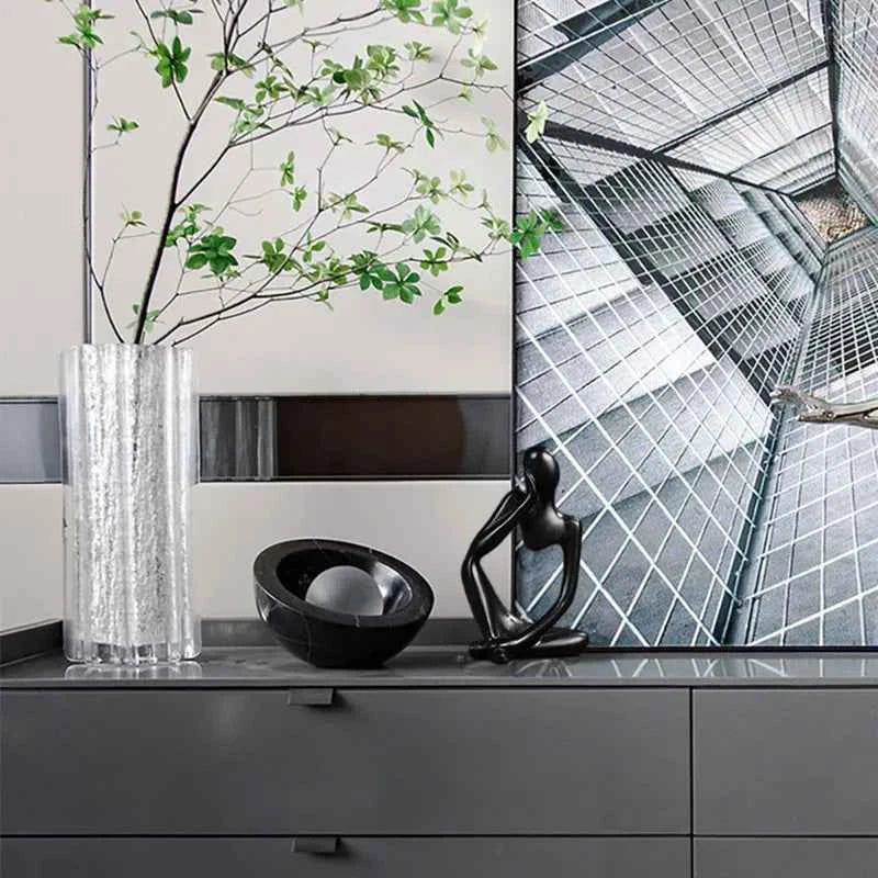 Home décor Nordic Style Left and Right Thinking Character Personalized home accessories Abstract Resin Craft Ornament Room décor