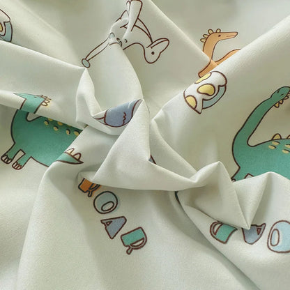 Kawaii Dinosaur Fitted Sheet | Kids Mattress Cover