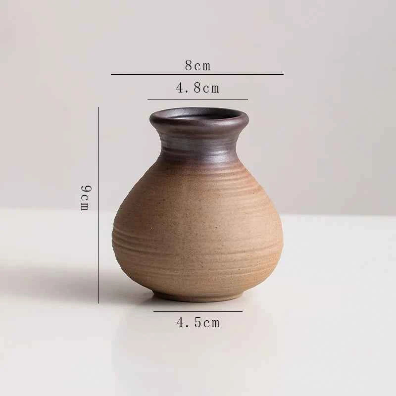 Creative Irregular Stone Shape Ceramic Vase Flowers Plant Potted Hydroponics Mini Vase Interior Aesthetics Home Decoration Gifts