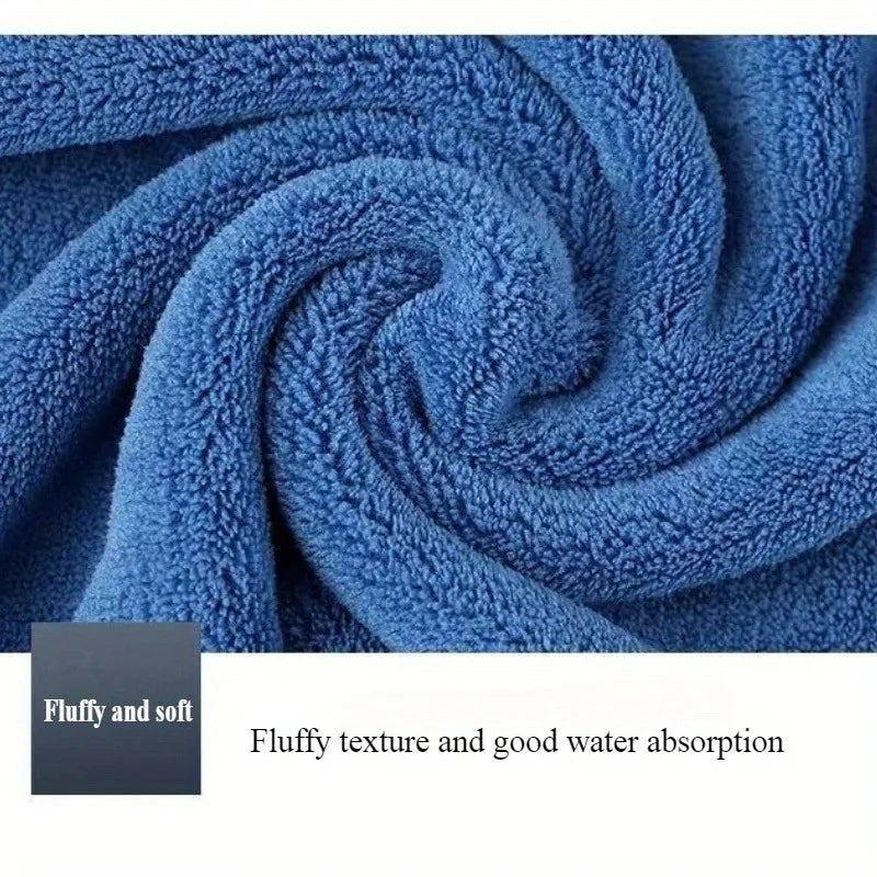 Thickened Microfiber Towel Set, 6-Pack 40x80cm