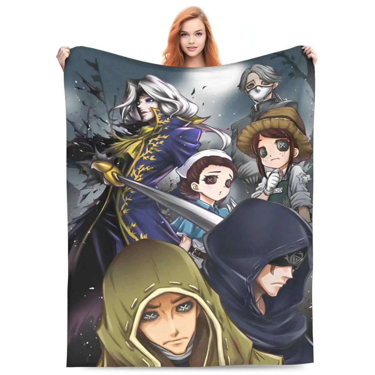 Super Warm Blanket Travel Office Identity V   Bedding Throws Flannel Bedspread For Outdoor Funny Sofa Bed Cover