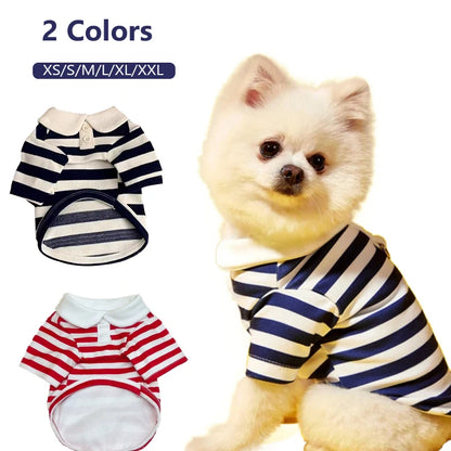Summer Polo Shirt for Small & Medium Dogs