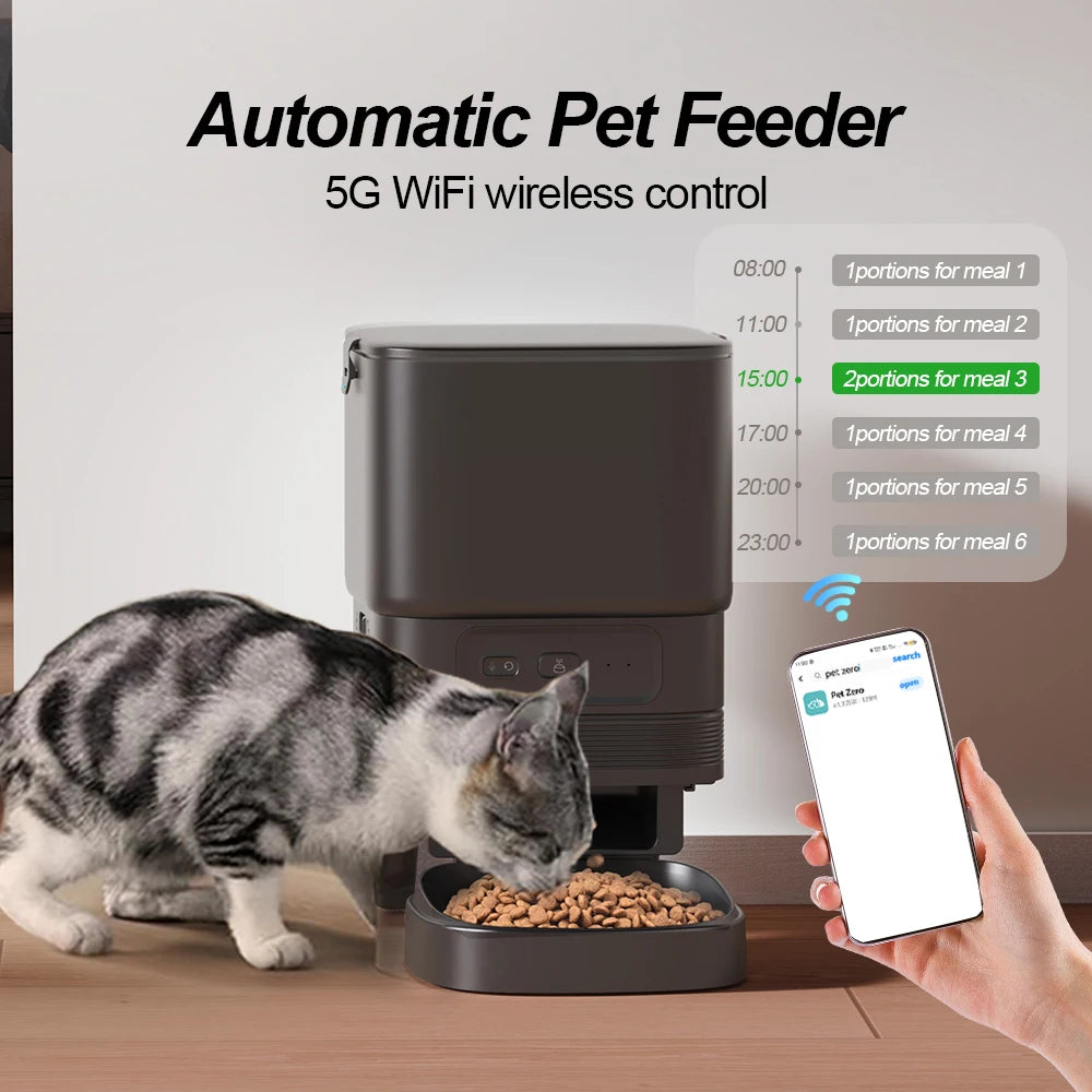 4.5L Smart Automatic Feeder, App Remote Control