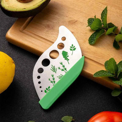 9Hole Stainless Steel Herb Stripper Multifunctional Herb Peeler Herb Vanilla Stripper Vegetable Leaf Remover Cutter Kitchen Tool
